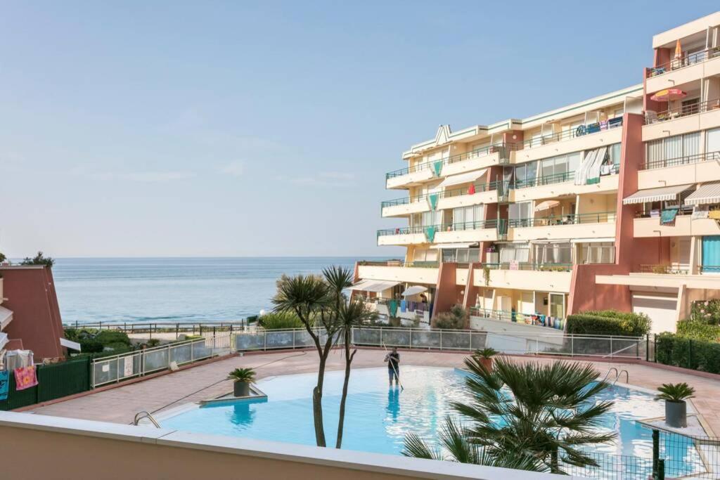 T3 Climatise Avec Piscine Et Vue Sur Mer سُت المظهر الخارجي الصورة