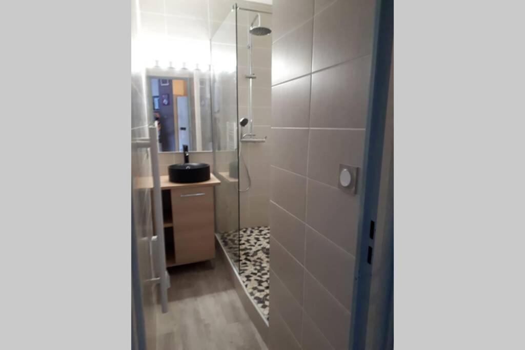 T3 Climatise Avec Piscine Et Vue Sur Mer سُت المظهر الخارجي الصورة